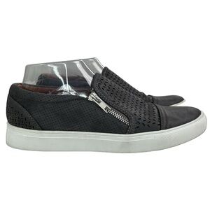 Report Alexa Grey Perforated Double Zip Comfort Slip On Loafer Sneaker Shoe SZ 9
